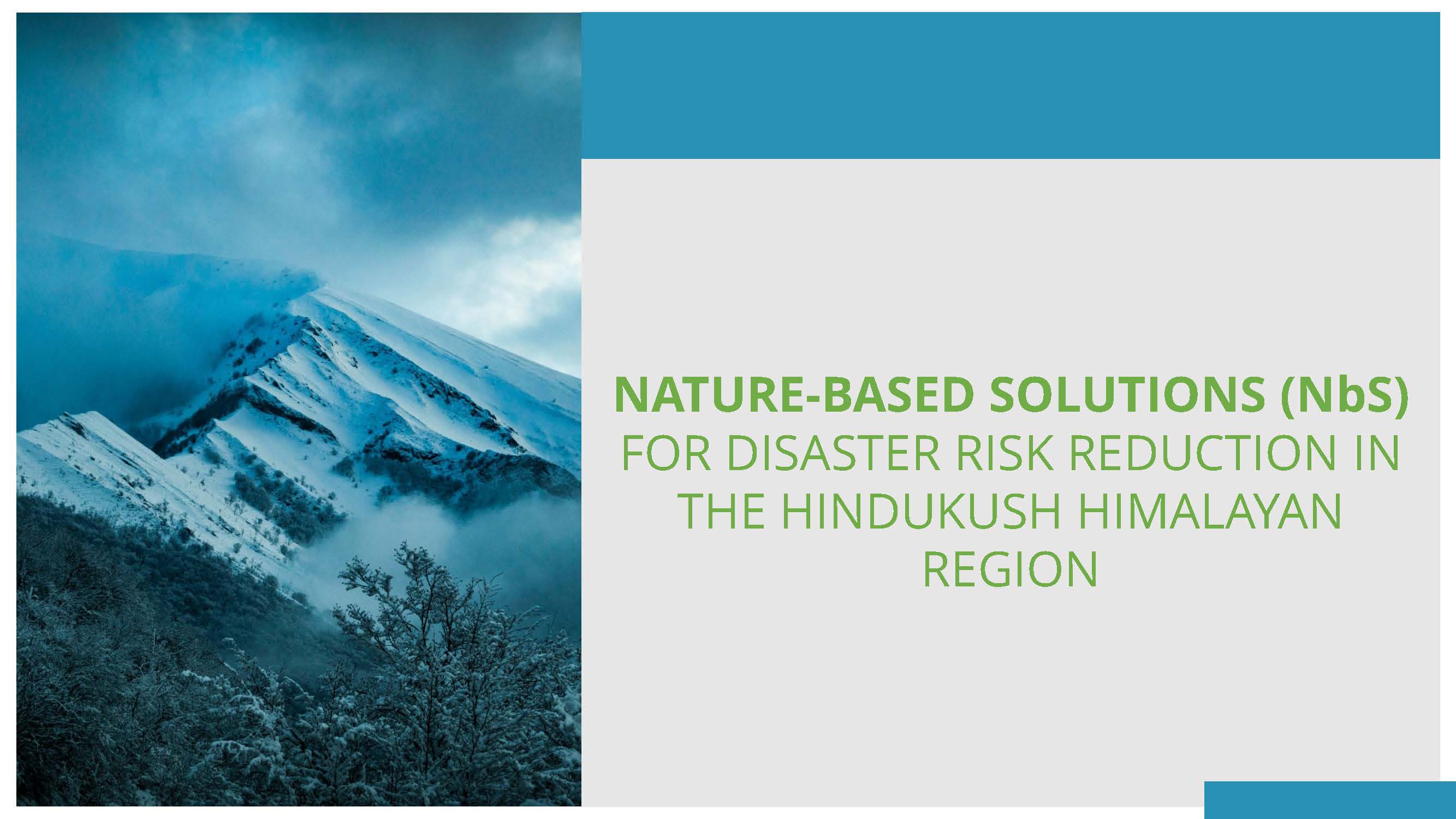 Training Course on Nature-based Solutions (NbS) for Disaster Risk Reduction in the Hindukush Himalayan Region NBSHHR